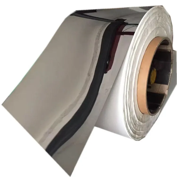 Stainless steel spring material deburring stainless steel spring 301 high hardness round edge stainless steel strip 0.08mm