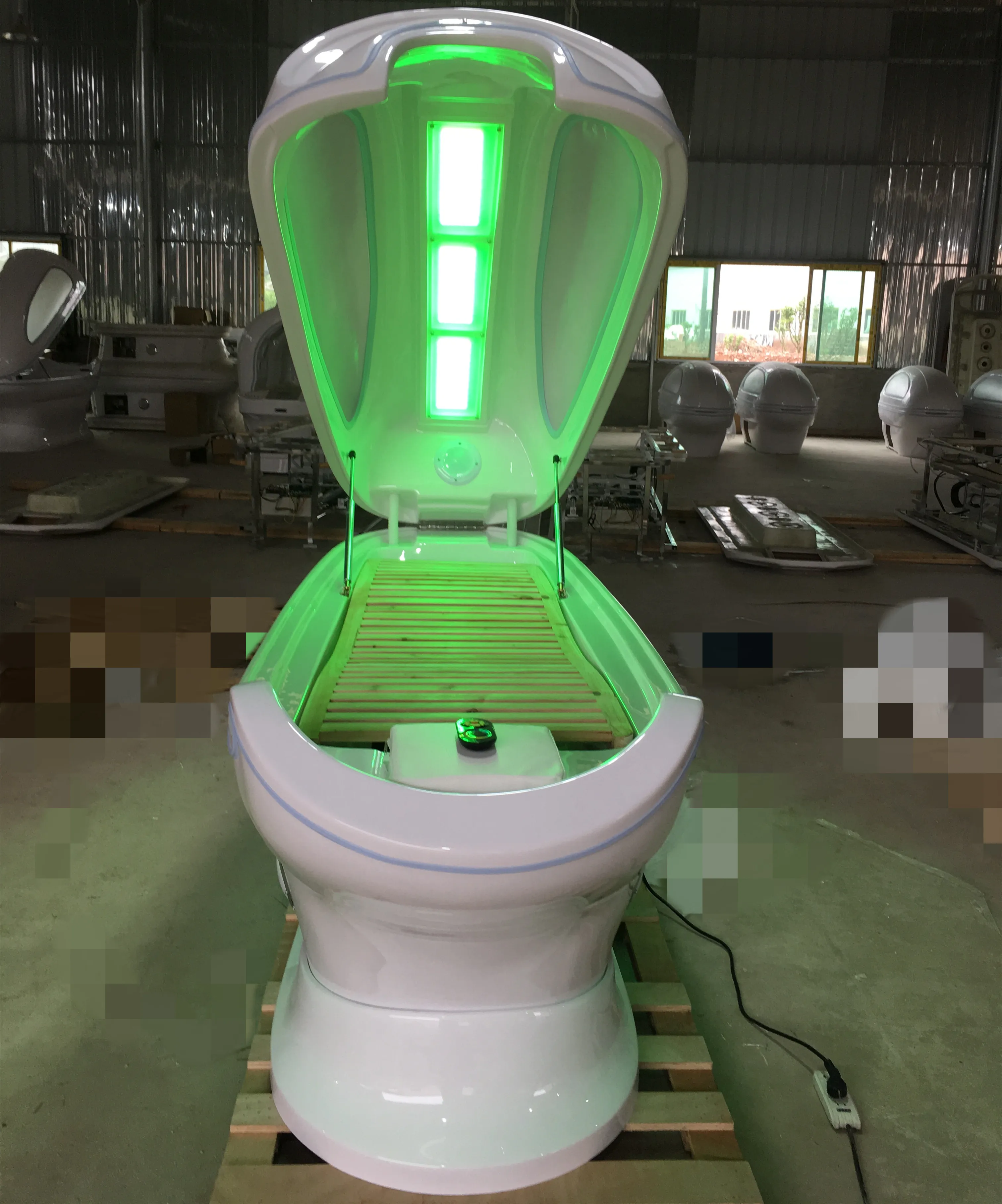 Promotional price!!!LED light therapy ozone steam sauna for sale LK-216E