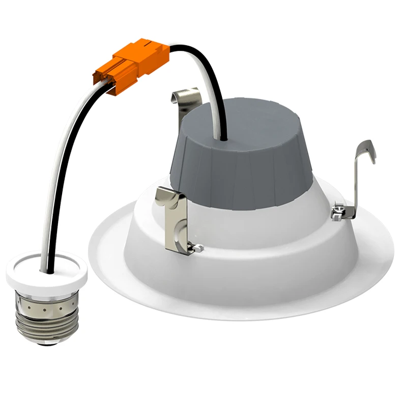 
Inset Spotlights White 120V 4 Inch LED Pot Light Ceiling Downlight Retrofit Kits 