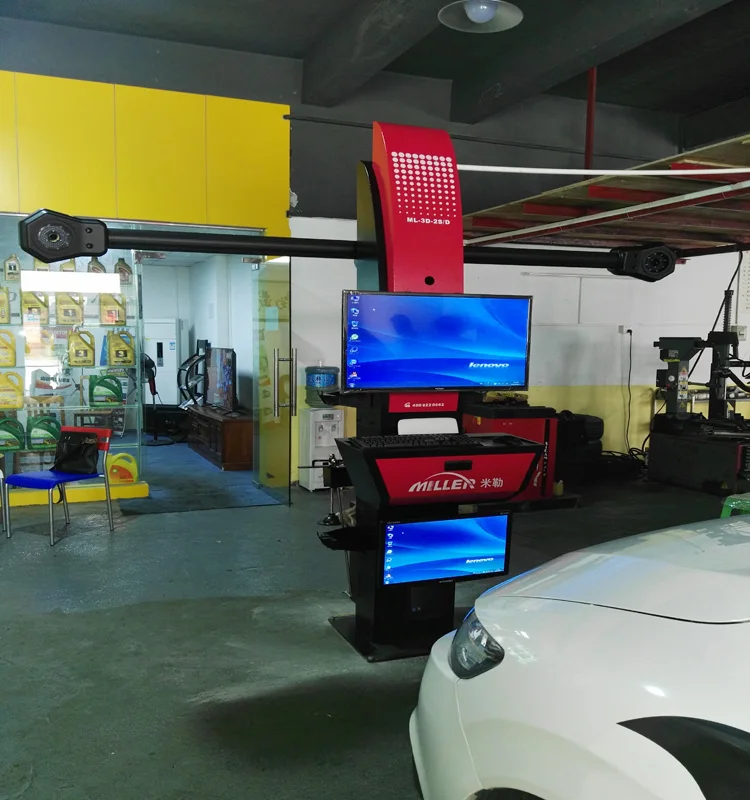 Supported customized wheel alignment machine  with double monitor  ML-3D-2S/D 3D wheel machine for Tire shop