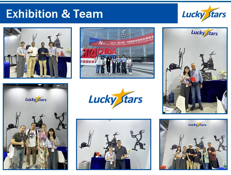 Luckystars Factory Wholesale Professional Indoor Cardio Sport Stationary Bicycle Muscle Training Exercise Spin Bike