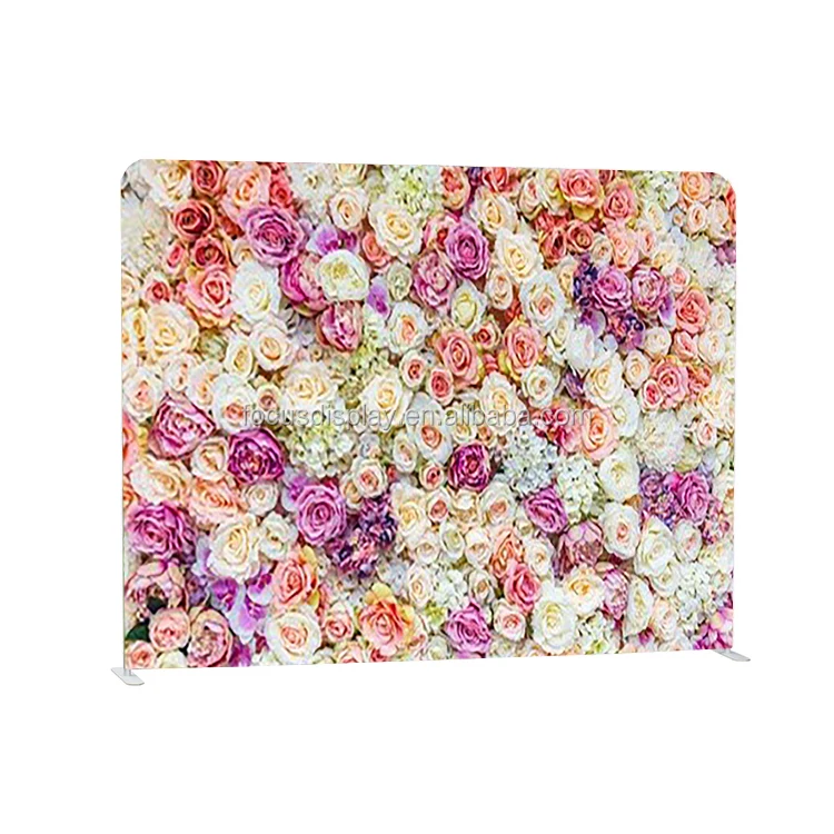 10 * 8ft wholesale  light weight aluminum tube custom pillow case wedding backdrop