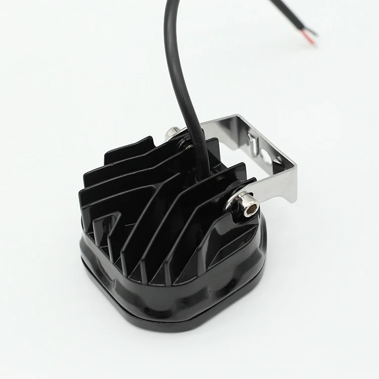 Super bright led work lights for tractors and vehicles 3inch square shape 4led 20w led mini work light