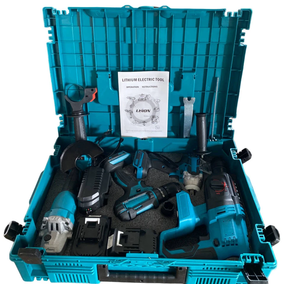 The new cordless chargeable battery electric tools combo from factory