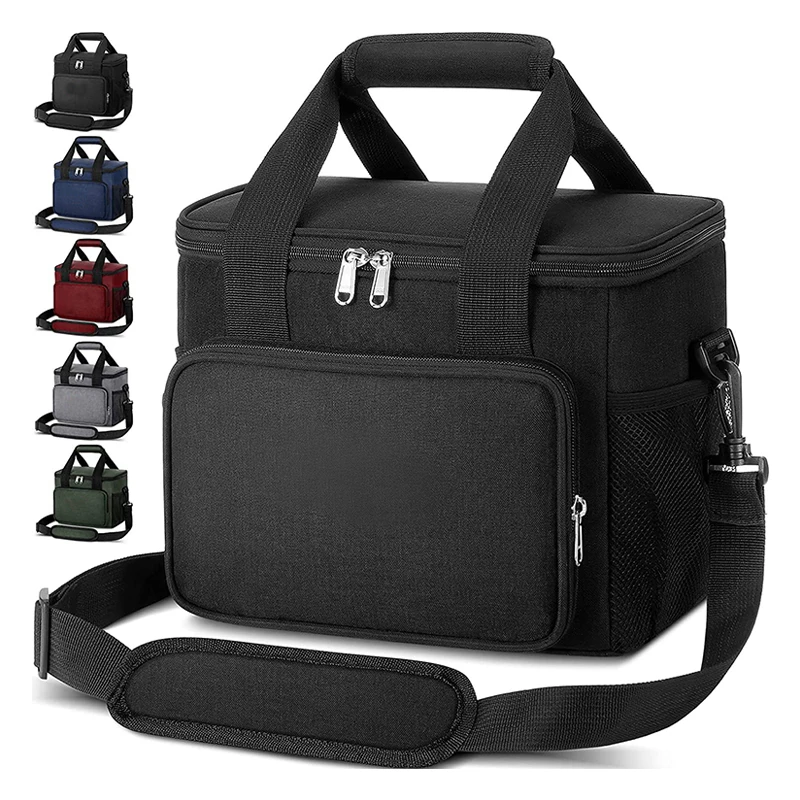 Custom Your Brand Logo Lightweight Cooler Bag Insulated Picnic Lunch Cooler Bag With  Strap