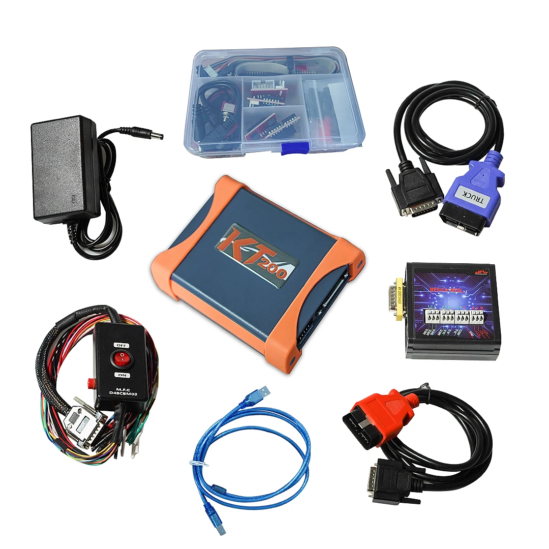 Les outils de reglage ecu a puce super magic TCU KT200 DFOX supportent OBD/BOOT/BDM/JTAG plusieurs protocoles-version complete