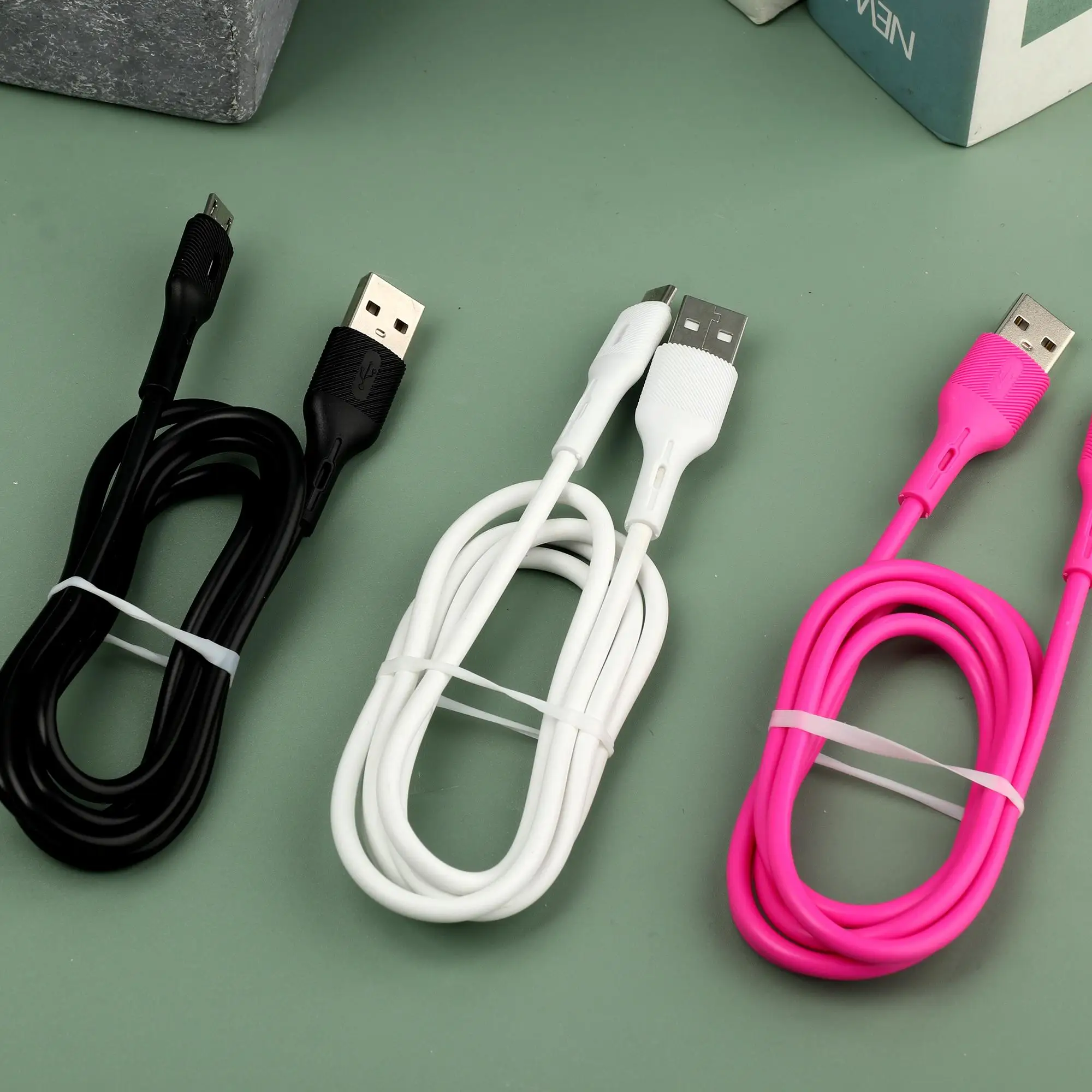 Somostel OEM cables & commonly used accessories mobile phone data cable charging fast With Light powerline USB cable