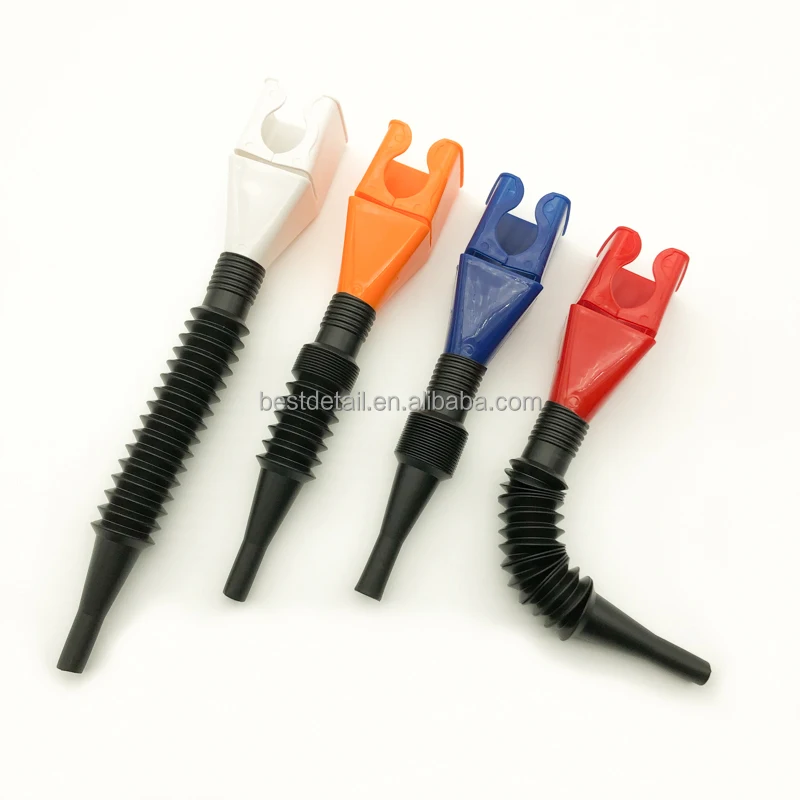 Plastic Flexible Retractable Clasp Funnel for Car Auto Refueling