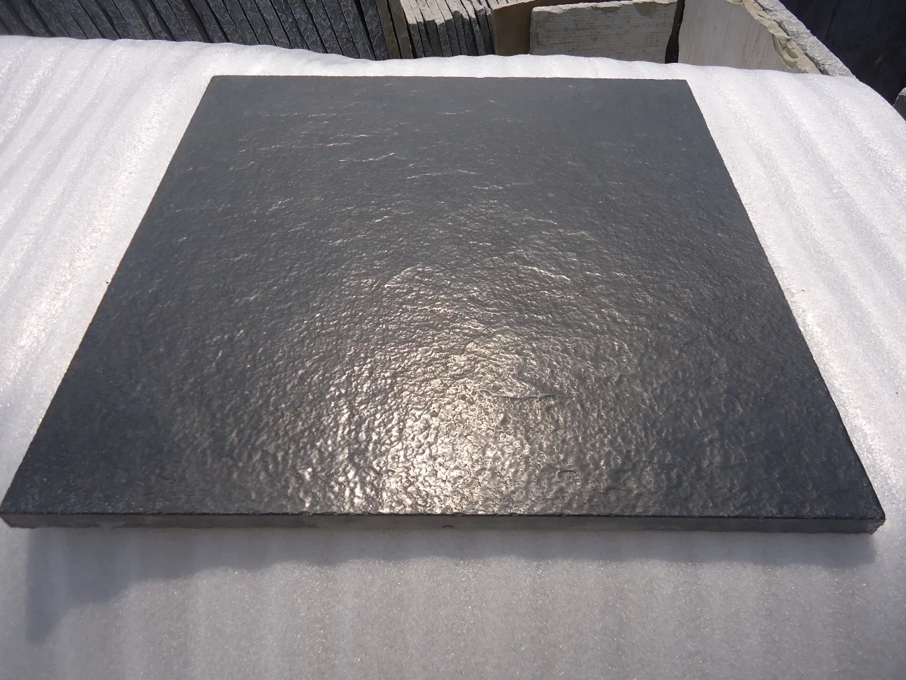 Lime Black MC Tumbled Limestone Calibrated Edges Honed Bottom Antique Finish Top Outdoor Kitchen Exteriors Wholesale Price