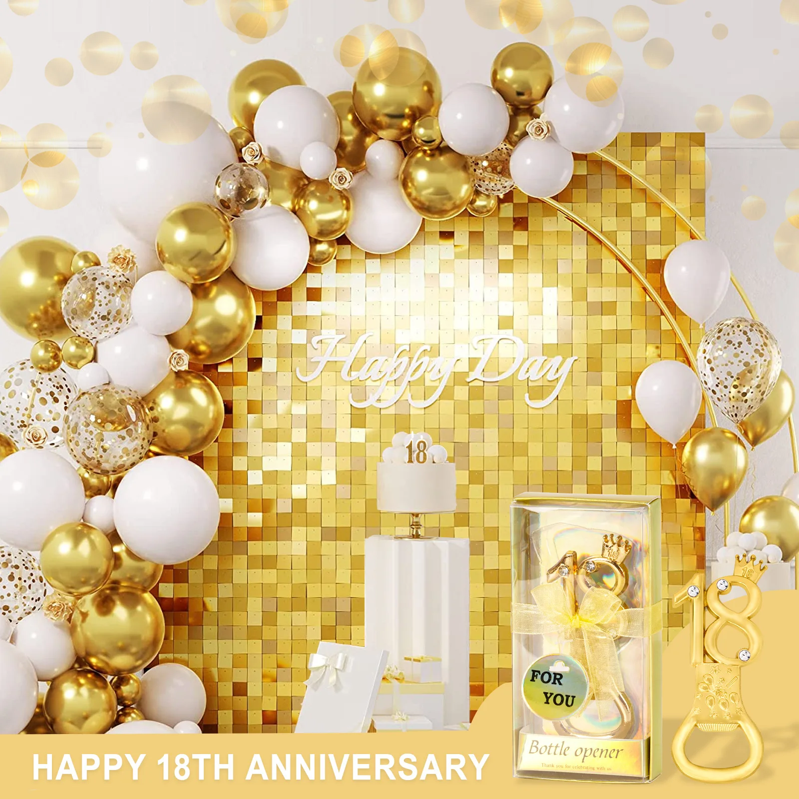 Wedding Celebration Gift of 18th Bottle Opener gifts for 18 year old Birthday party favors for Number 18 Beer openers