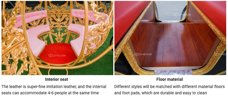 Custom designed Royal horse carriage High quality Royal horse carriage  Electric Royal horse carriage