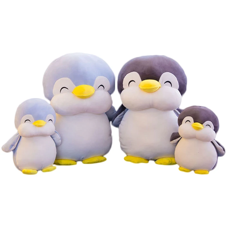 Wholesale Cute Down Cotton Fat Penguin Super Soft Stuffed Plush Toy Cute Cartoon Animal Plushie Sleep Pillow Doll Kids Gift