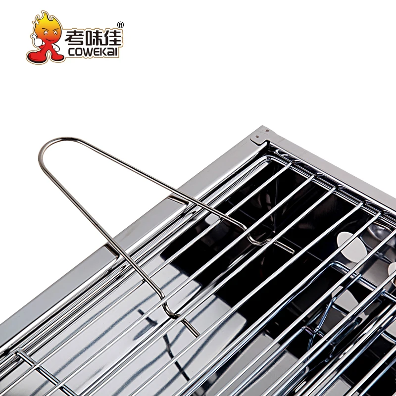 Китайский портативный дешевый уличный складной гриль для пикника и кемпинга с древесным углем барбекю