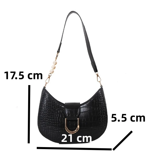 Sac tendance 2024 женские сумки с жемчужной цепочкой Сумки из искусственной кожи на одно плечо