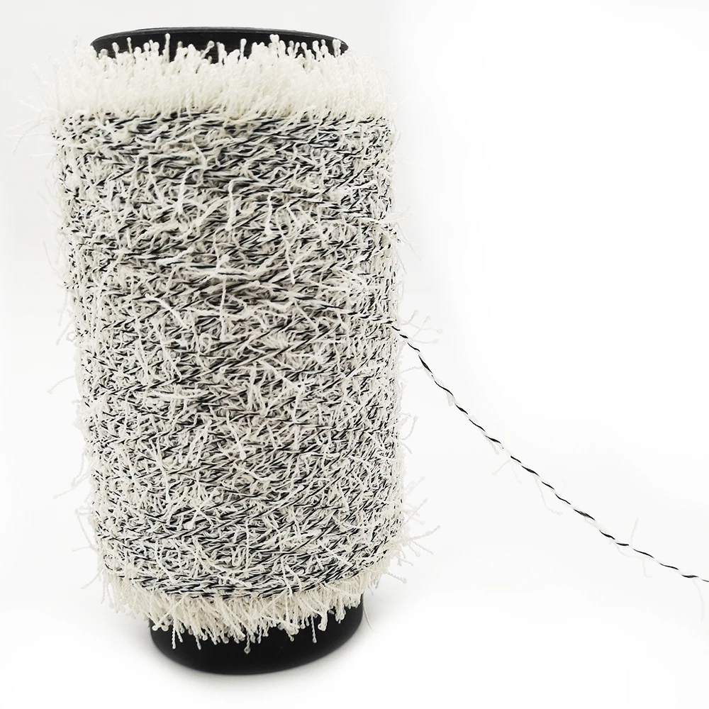 Soft and airy types of fancy rayon yarn for sweater