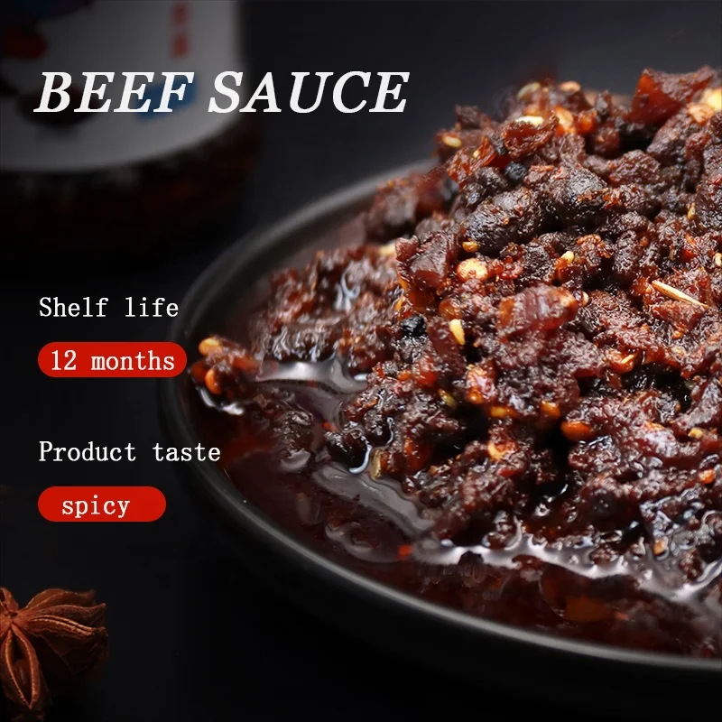 Оптовая продажа банок для вкусного соуса чили с черной