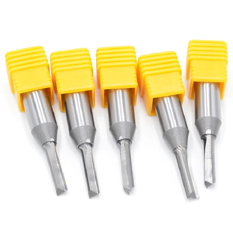 1/2 Shank TCT 2 Flute Straight Router Bits Woodworking Carving Wood Engraving Milling Cutter Carbide CNC Bits