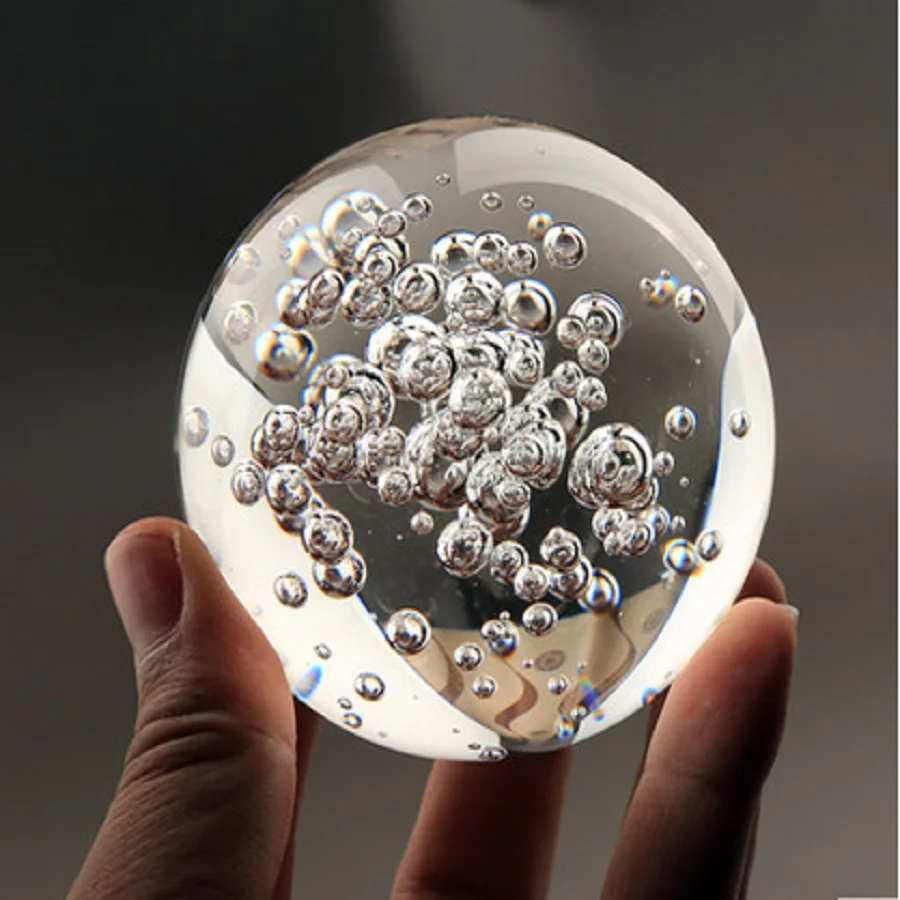 Unique Feng Shui Ball Crystal Ball Wedding Center Crystal Glass Bubble Ball Photography / Home Decor