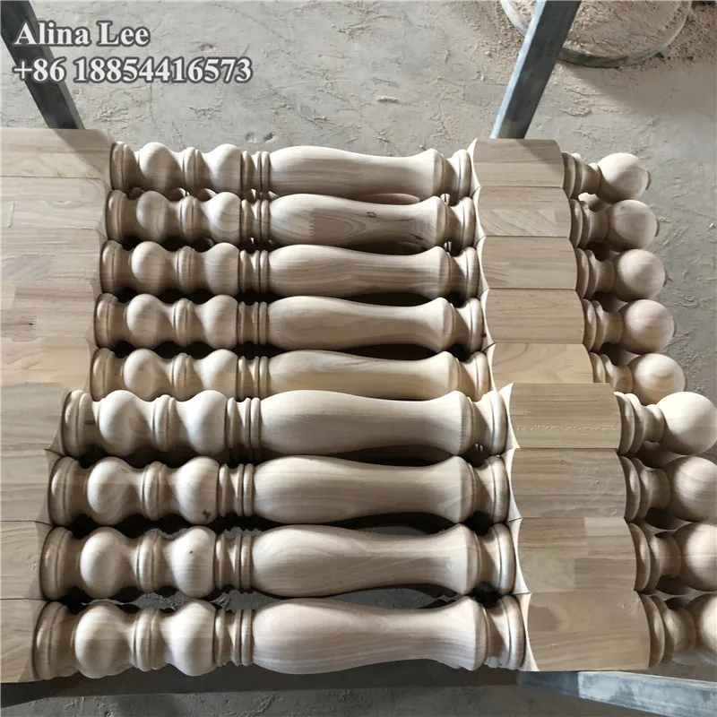 Beech Wood Stair Post Spindles Stair parts