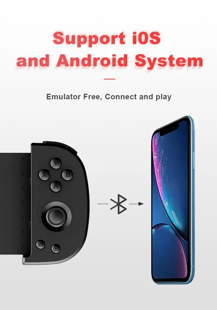 
PXN-P30 iOS Android BT Gamepad Direct Connect joystick & game controller for iPhone, iPad, iPod, Apple TV, tablets, STB, 