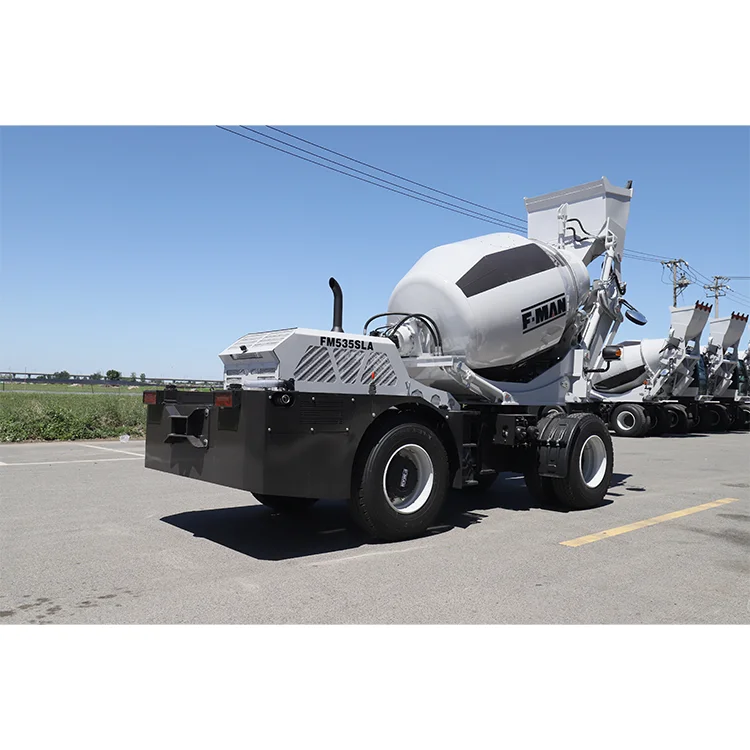FMAN 4 cubic FM540SLA self-loading concrete mixer truck