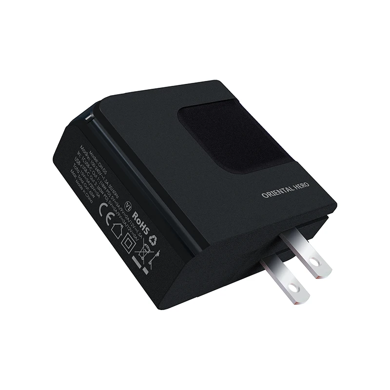 63W Dual Type-C PD GaN Fast Charger