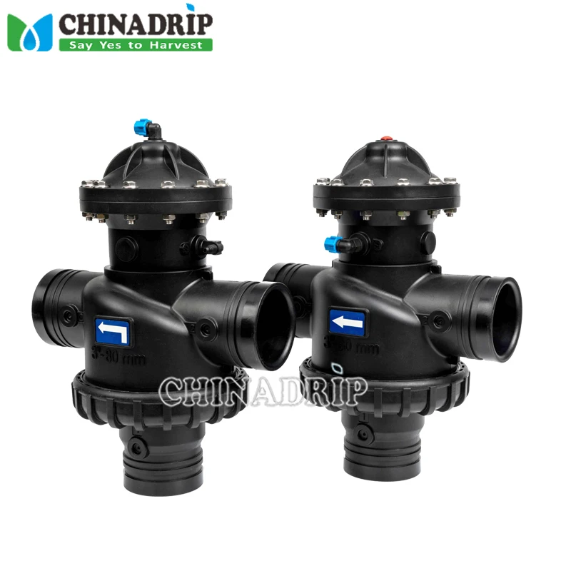 3-дюймовый двухпозиционный Трехходовой фильтр автоматический обратный ток воды регулятор давления газа гидравлического клапана