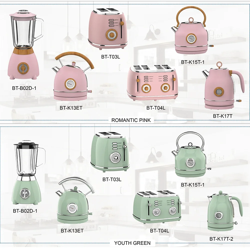 Kettle electric Home Kitchen Appliance Toaster stainless steel electric kettle and toaster set electric kettle
