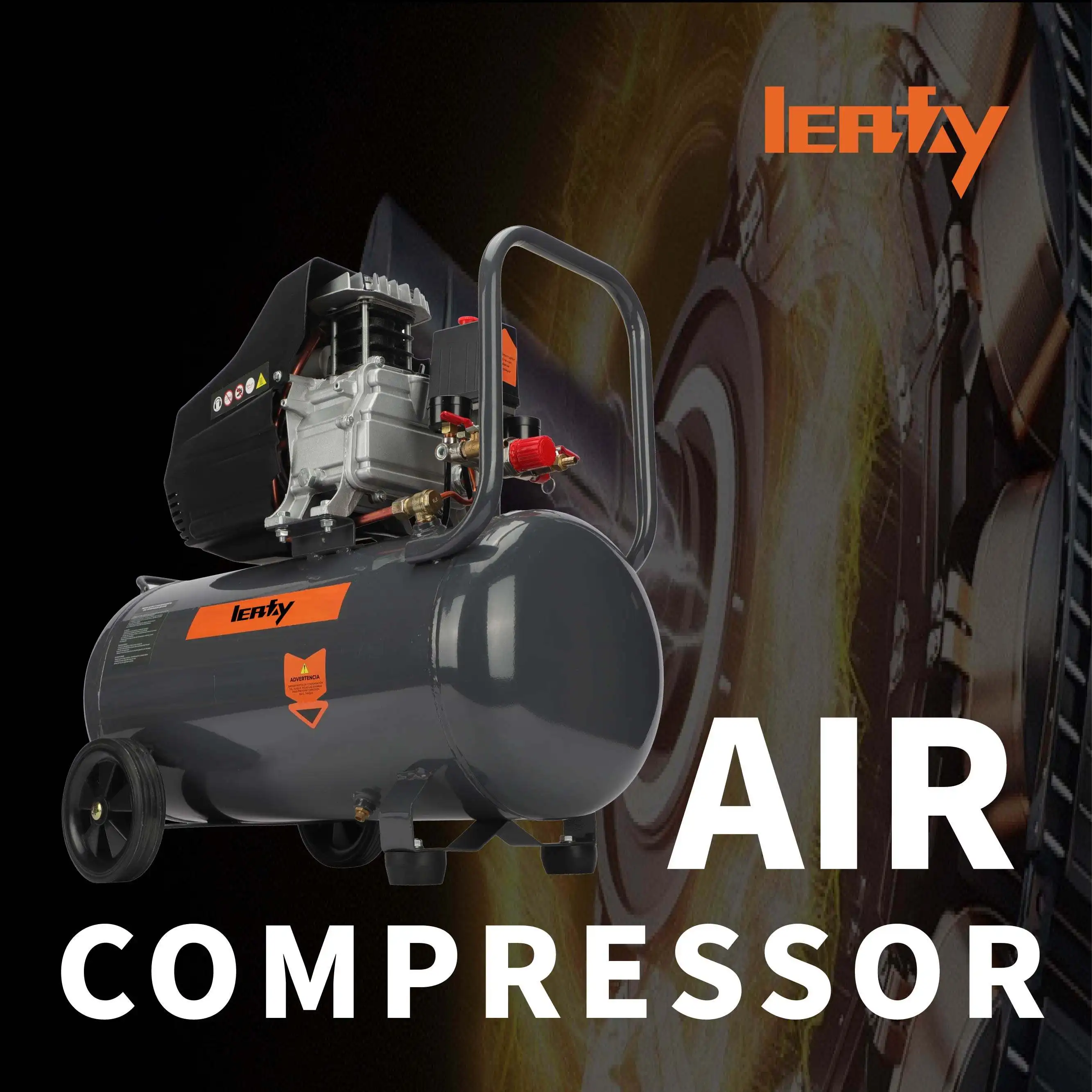 Hot Sell 220V 50HZ Silent Compressor Air 1.5 KW 2HP 25 Liter Industrial Air Compressor Machines