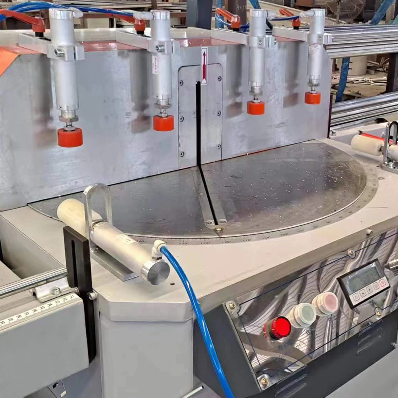 CE 600 mm Aluminum profile arbitrary angle single head cutting saw