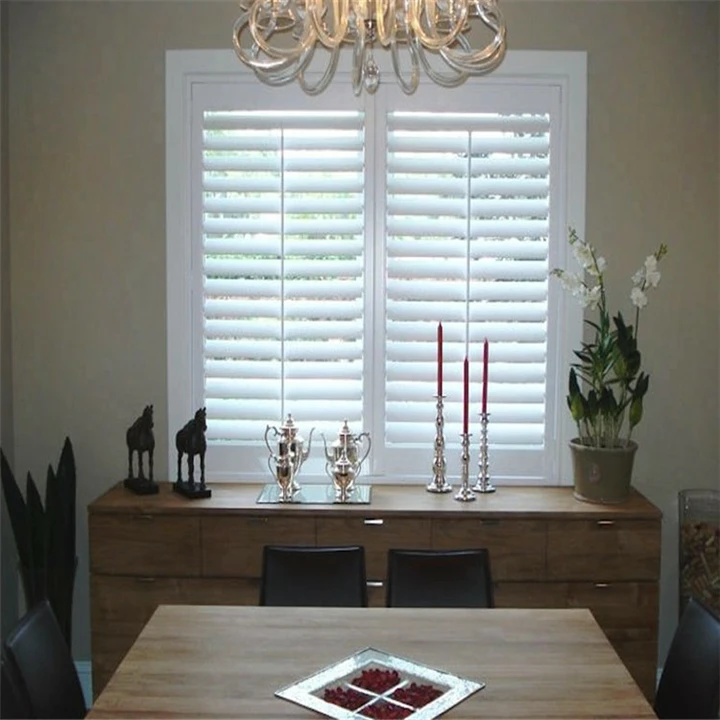 
Adjustable Window Cheap Wooden Hurricane Plantation Shutters 