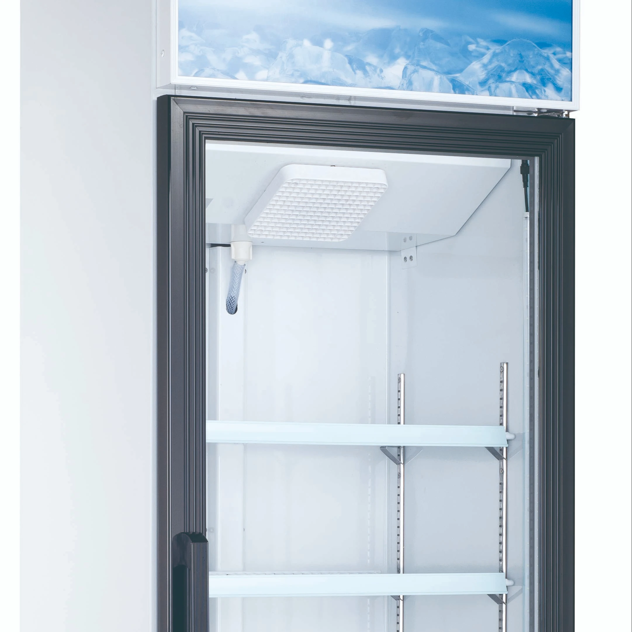 Одноместная стеклянная дверь мерчендайзеров, напитки быстрого охлаждения Холодильная витрина, охладитель пива Display_G368BMF-Refrigeration оборудование