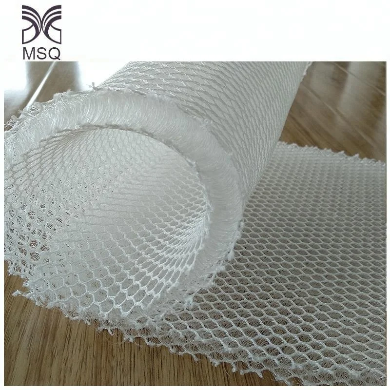 Heat-Insulation breathable 100% polyester 4 mm-20 mm 3d spacer mesh fabric