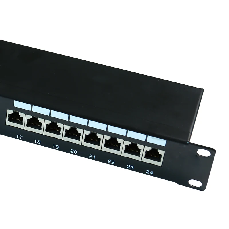  Экранированная патч-панель RJ45 1U Cat6 CAT6A ftp 24