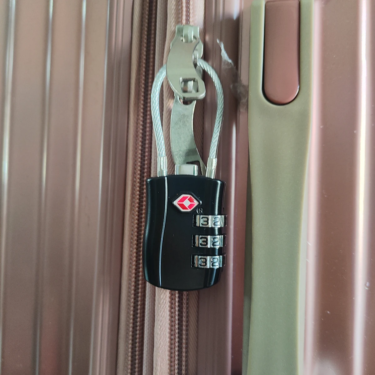 TSA Locks for Luggage Durable Cable Combination Locks, TSA Approved - Secure Travel Locks for Suitcases, Backpacks & Cases