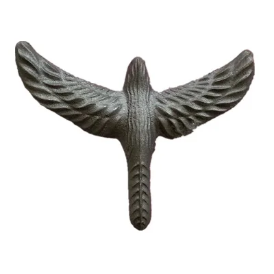 wrought iron art ornament fence decoration part forged weldable simulation animal accessories casting steel baluster fitting