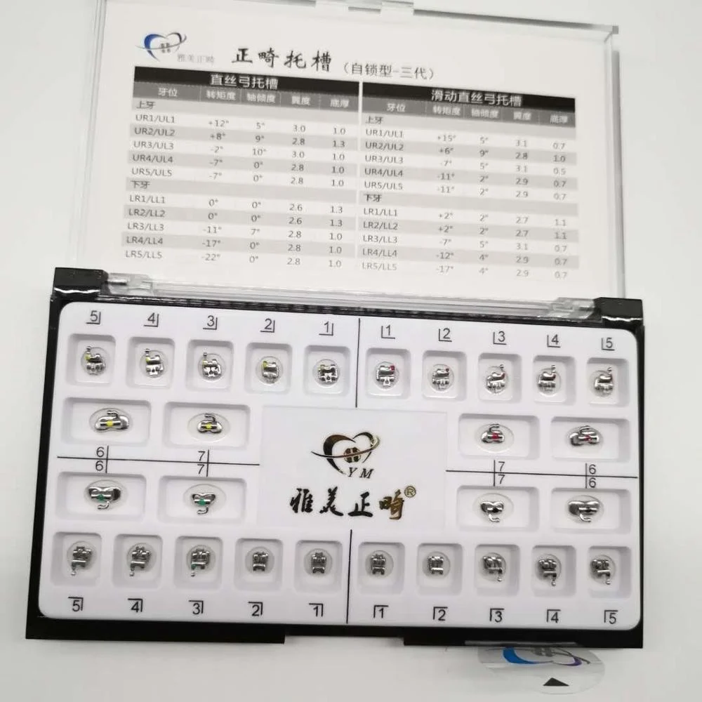 Plus 3 High Quality Orthodontics Braces Dental Self Ligating Brackets With Tool