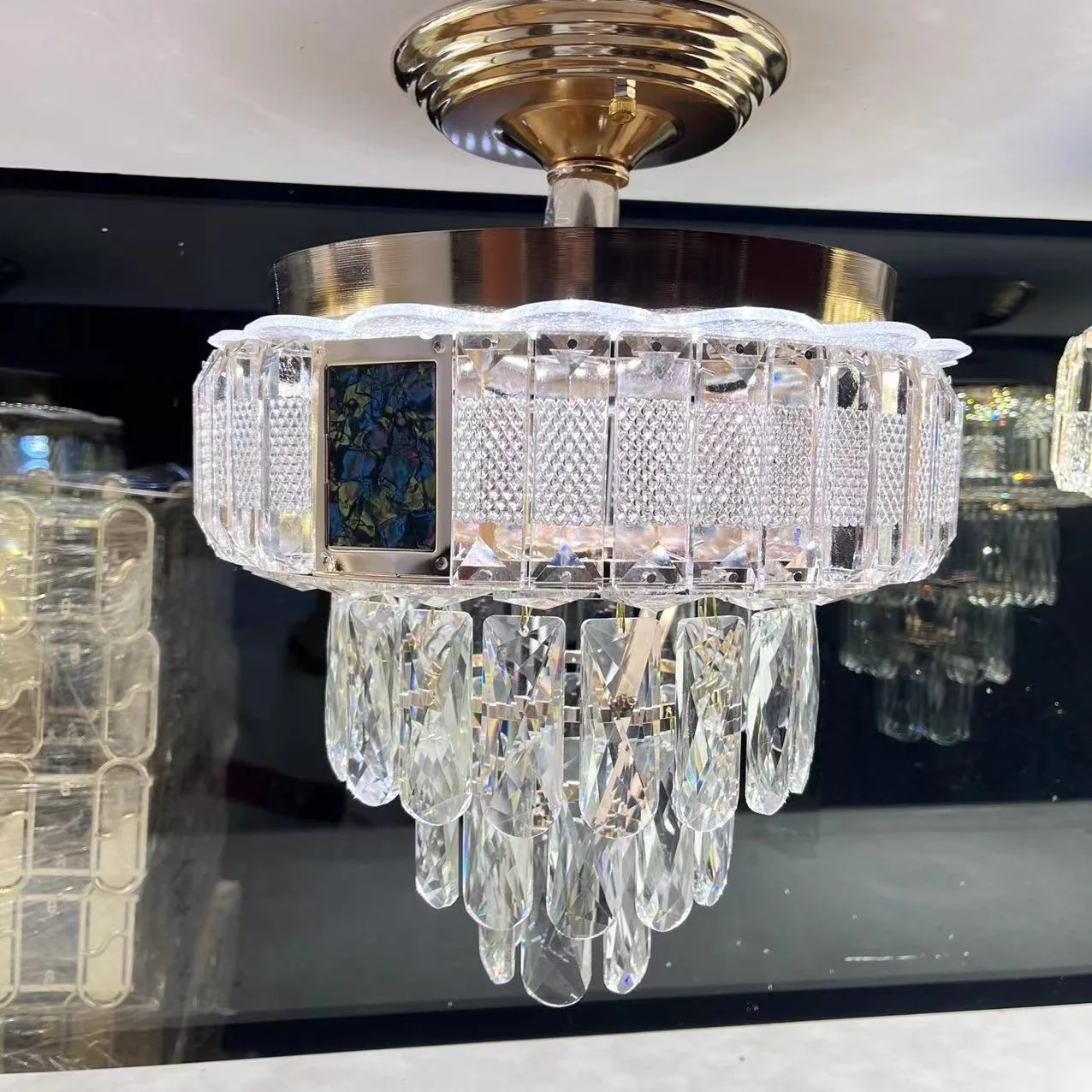 2022 New design Best sell  modern led crystal chandelier hanging light for home decorative  High quality and factory cheap price