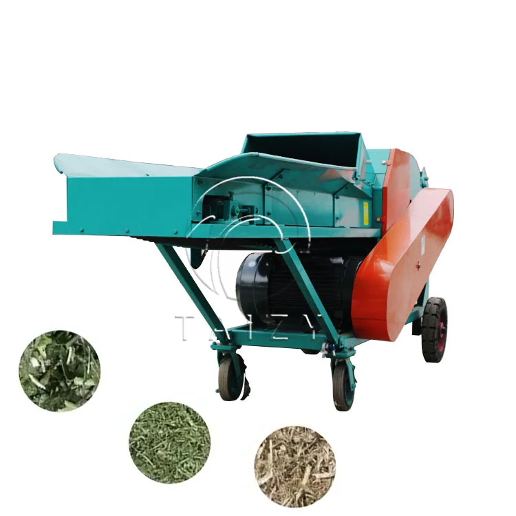 Hot Sale Commercial Electric Dry Grass Chaff Cutter Animal Feed Paddy Straw Chopper Machine
