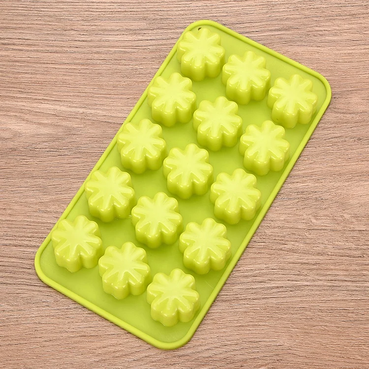 DIY Baking Tools Flower Shape Non Stick Silicone Food Grade Candy Butter Cake Chocolate Molds