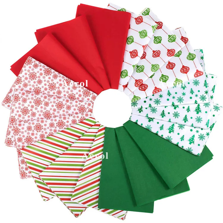 Custom Christmas Elements Printed Wrapping Paper Roll,Gift Wrapping Paper Manufacturer