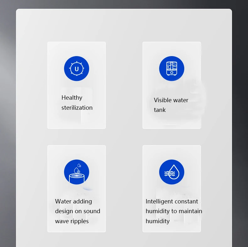 Лидер продаж и высокое качество умный увлажнитель с датчиком влажности дистанционным управлением для оптимальной воздуха