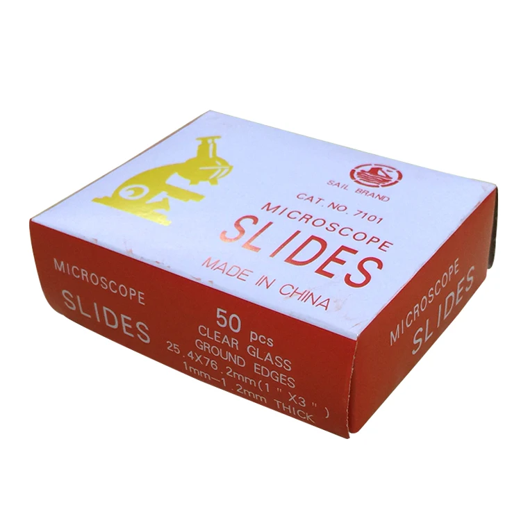 2021 high quality microscope slides medical labware glass laboratory 7101 microscope slides