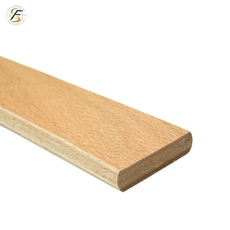 8*53mm curved wood slats beech laminated veneer lumber  LVL slats for bed