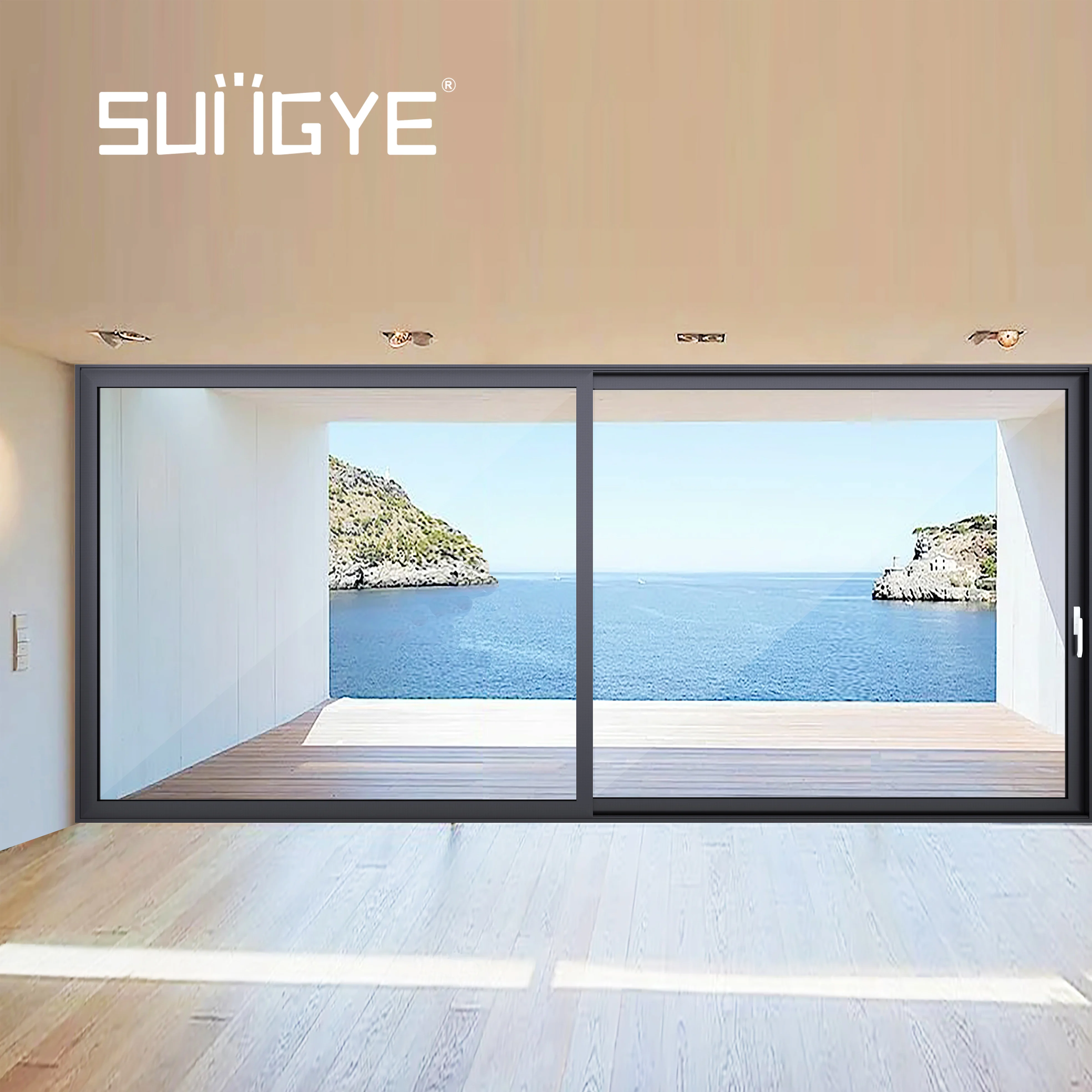 Best alu aluminium european extirior outdoor outside out external metal door multi quick slide windows and doors