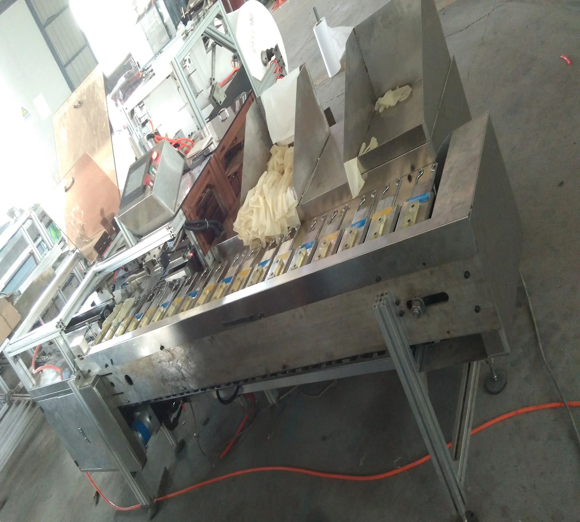 Surgical Latex Glove Inner Wallet Packaging Machine