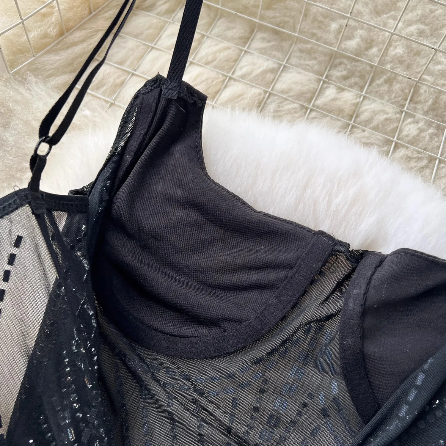 Shinny Sling Sleeveless Ladies Summer Women  Womens Dresses Clothes Backless Dresses