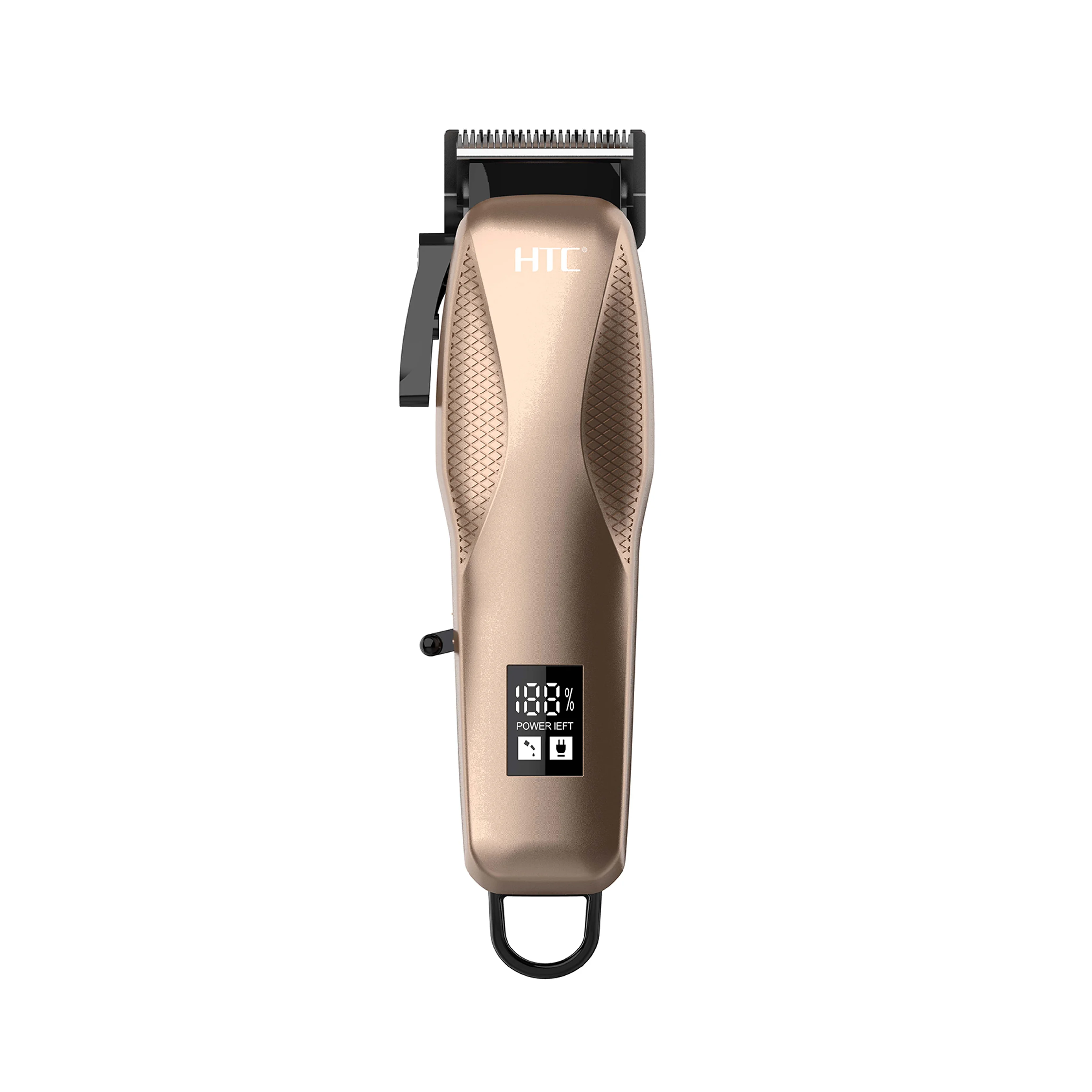 HTC AT-706 Clipper Professional Low Noise Electric Hair Clippers Curve Shape Led Display Adjustable Trimmer