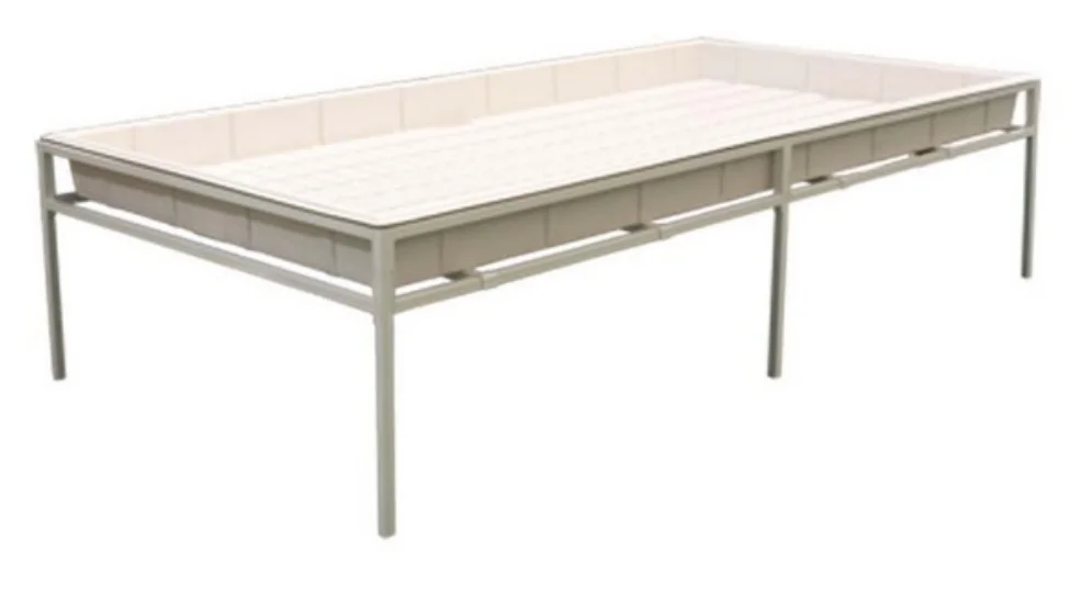 BPA free ABS plastic white flood tray table with reservoirs system 3x6 flood table