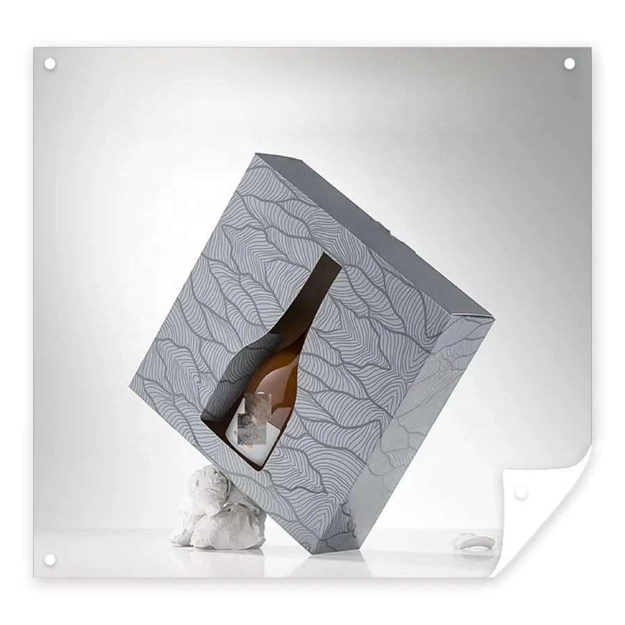 Custom Cardboard Toiletries Packaging Box for Makeup Tools and Perfumes with Silk Screen Printing for Cosmetic Use